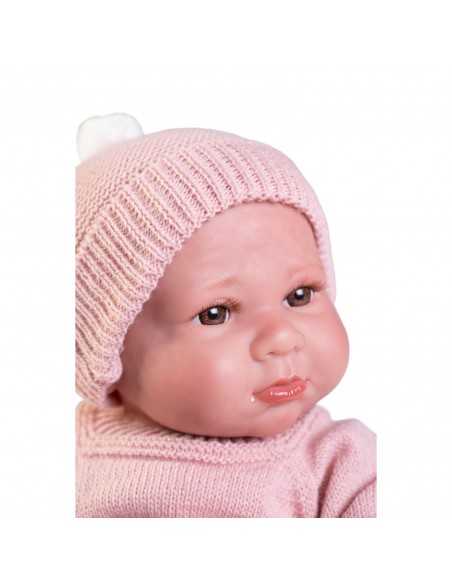 Munecas Antonio Juan Spanish Luca Sweet Reborn Baby Doll-Pink Munecas ASI