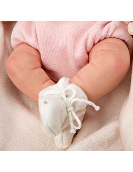 Arias Alba Reborn Realistic vinyl Baby Doll 45cm-Pink Arias Toys