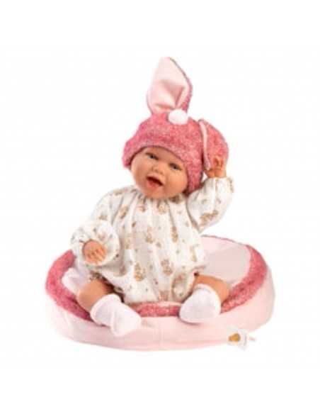 Llorens Dolls Mimi Laughing Doll 42cm-Pink Llorens Dolls