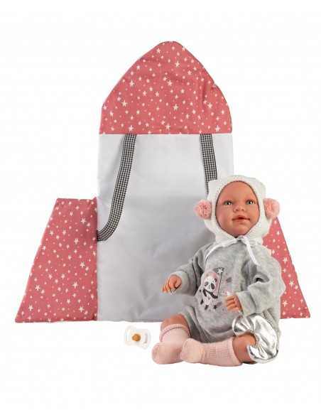 Llorens Dolls Mimo Laughing Doll 42cm-Grey Llorens Dolls