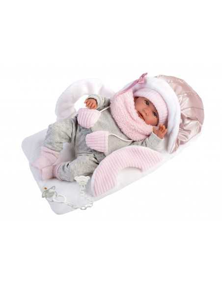 Llorens Dolls Lalo Crying Doll 42cm-Pink Llorens Dolls