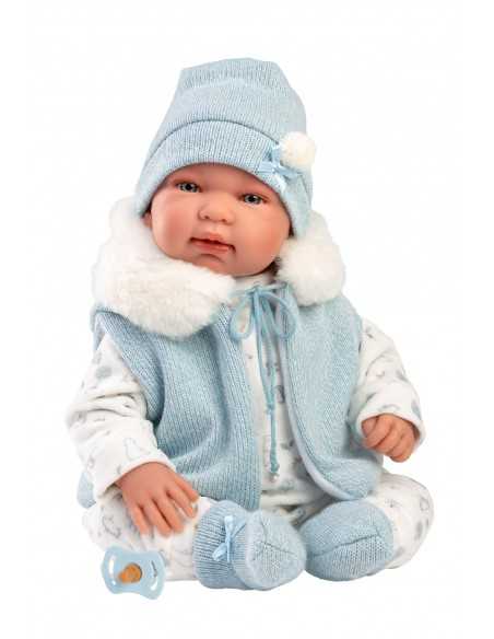 Llorens Dolls Tino Crying Doll 44cm-Blue Llorens Dolls