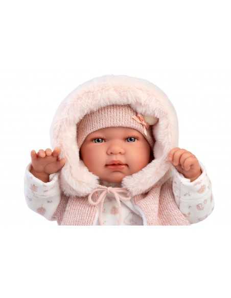 Llorens Dolls Tina Crying Doll 44cm-Pink Llorens Dolls