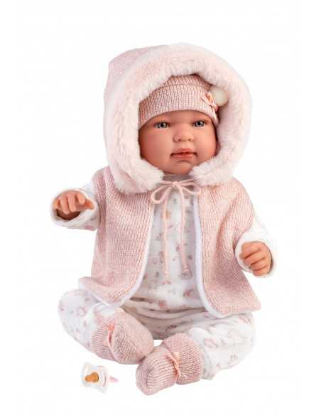 Llorens Dolls Tina Crying Doll 44cm-Pink Llorens Dolls