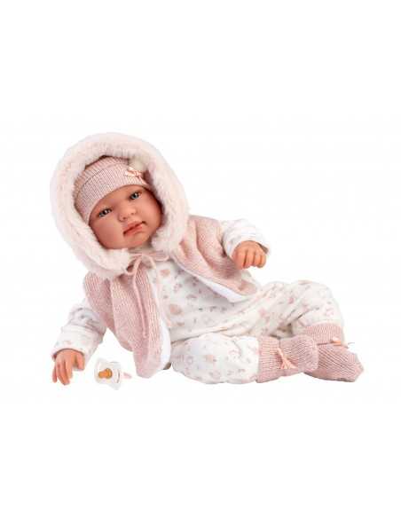 Llorens Dolls Tina Crying Doll 44cm-Pink Llorens Dolls