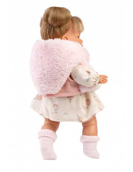 Llorens Dolls Joelle Crying Baby Doll 38cm-Pink Llorens Dolls