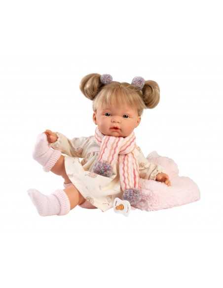Llorens Dolls Joelle Crying Baby Doll 38cm-Pink Llorens Dolls