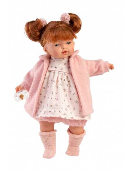 Llorens Dolls Lea Crying & Talking Doll 33 cm-Baby Pink Llorens Dolls