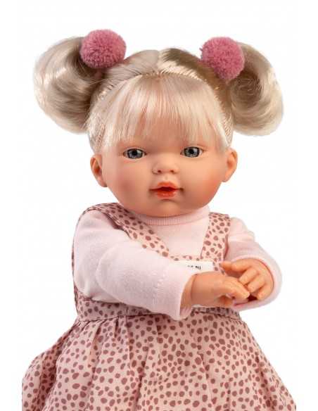 Llorens Dolls Aitana Roberta Crying & Talking Doll 33 cm-Pink Llorens Dolls