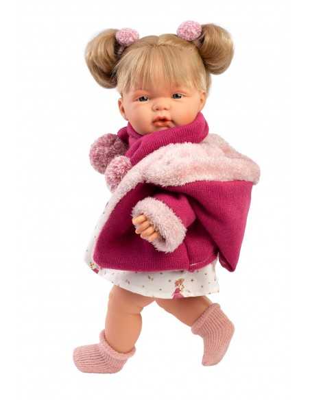 Llorens Dolls Joelle Crying Flirtatious Doll 38cm-Pink Llorens Dolls