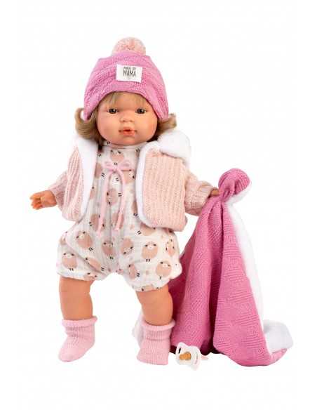 Llorens Dolls Lola Crying Doll 38cm-Pink Llorens Dolls