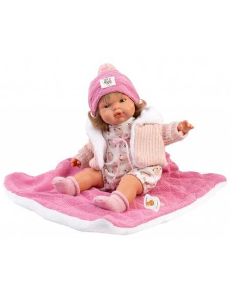 Llorens Dolls Lola Crying Doll 38cm-Pink Llorens Dolls