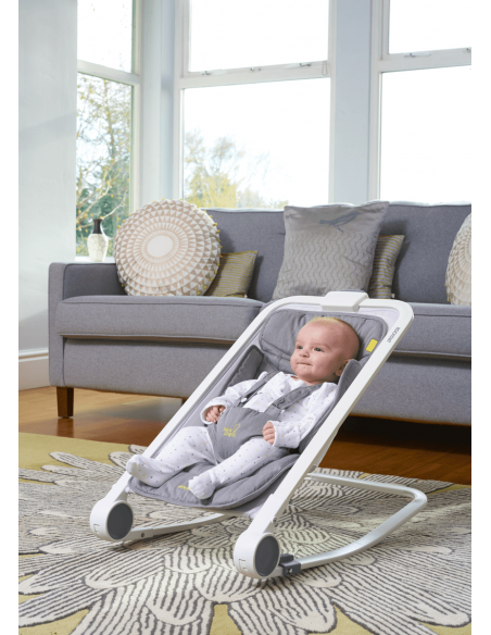Bababing Rockout 2 Baby Rocker-Grey Marl BabaBing UK