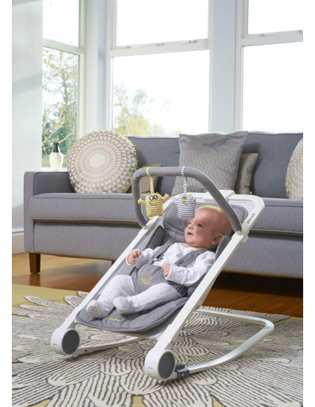 Bababing Rockout 2 Baby Rocker-Grey Marl BabaBing UK
