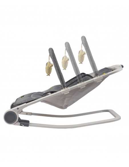 Bababing Rockout 2 Baby Rocker-Grey Marl BabaBing UK