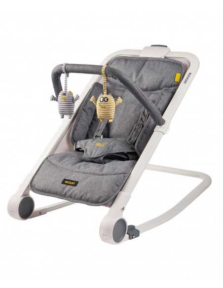 Bababing Rockout 2 Baby Rocker-Grey Marl BabaBing UK