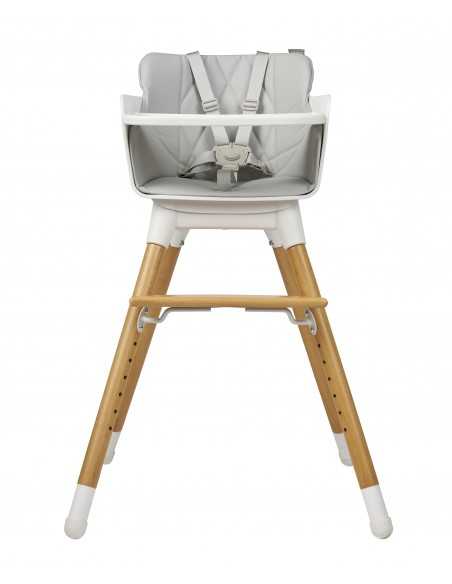 Bababing Una Highchair-Natural Wood/Grey/White BabaBing UK
