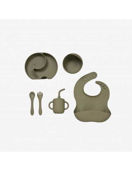 Bababing Feeding Set-Olive Green BabaBing UK