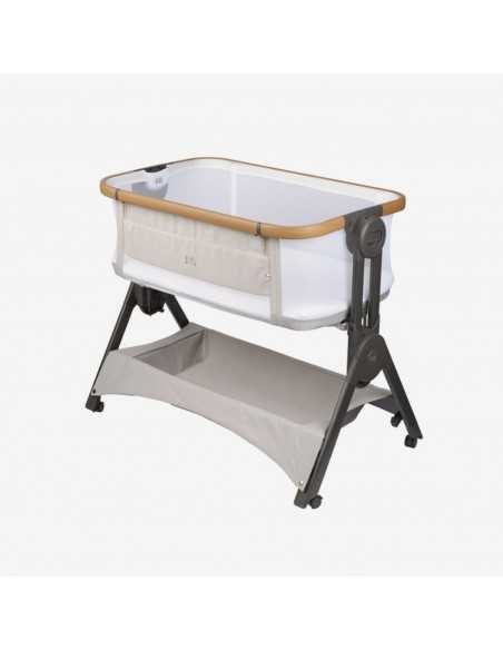 Bababing Bedside Hybrid Next to me Travel Crib-Beige BabaBing UK