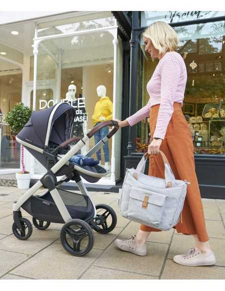 Bababing Roma 2 Changing Bag-Grey Marl BabaBing UK