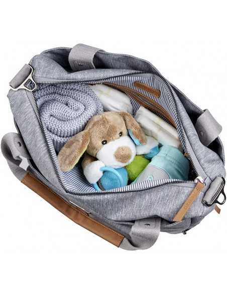 Bababing Roma 2 Changing Bag-Grey Marl BabaBing UK