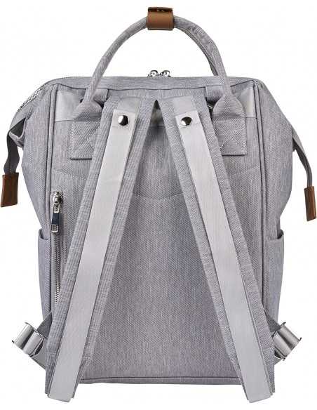 Bababing Mani Backpack Changing Bag-Grey Marl BabaBing UK