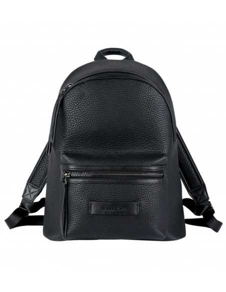 Bababing Luca Tumbled Vegan Leather Backpack-Black BabaBing UK