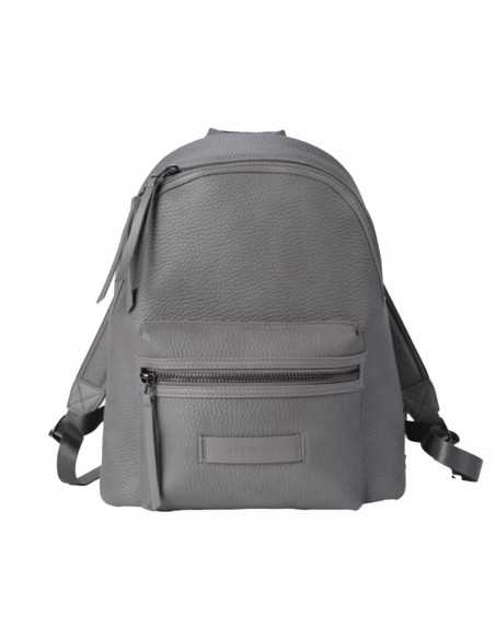 Bababing Luca Tumbled Vegan Leather Backpack-Grey BabaBing UK