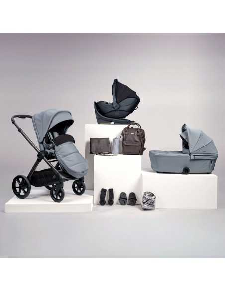 Bababing Raffi MKII 12pc Travel System Bundle Plus Spin Car Seat & Isofix Base-Duck Egg BabaBing UK