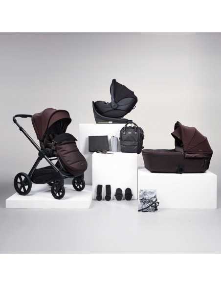 Bababing Raffi MKII 12pc Travel System Bundle Plus Spin Car Seat & Isofix Base-Heritage BabaBing UK