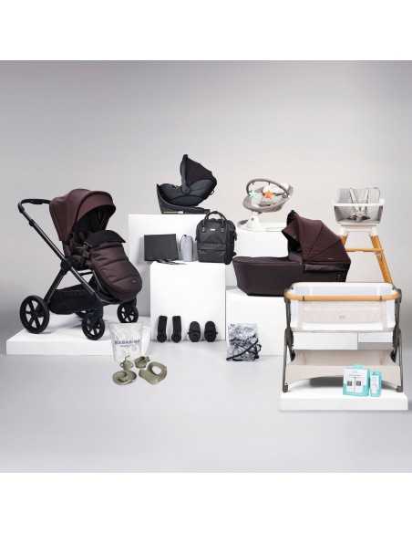 Bababing Raffi MKII 18pc Travel System Bundle Plus Spin Car Seat & Isofix Base-Heritage BabaBing UK