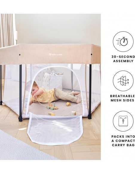 Ickle Bubba Fiesta Pop-Up Playpen-Space Grey Ickle Bubba
