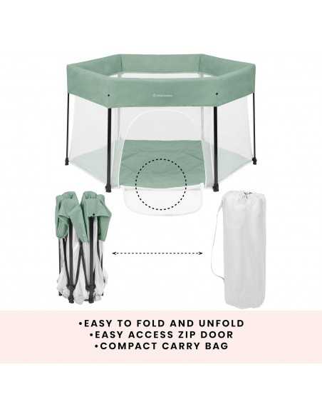 Ickle Bubba Fiesta Pop-Up Playpen-Sage Green Ickle Bubba