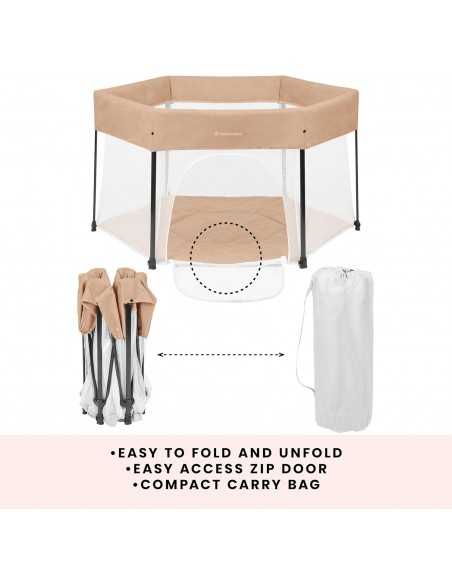 Ickle Bubba Fiesta Pop-Up Playpen-Biscuit Ickle Bubba
