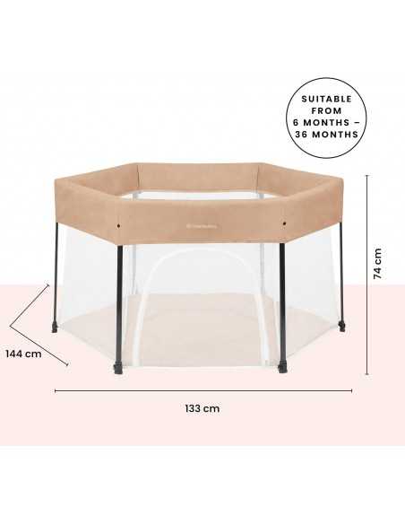 Ickle Bubba Fiesta Pop-Up Playpen-Biscuit Ickle Bubba