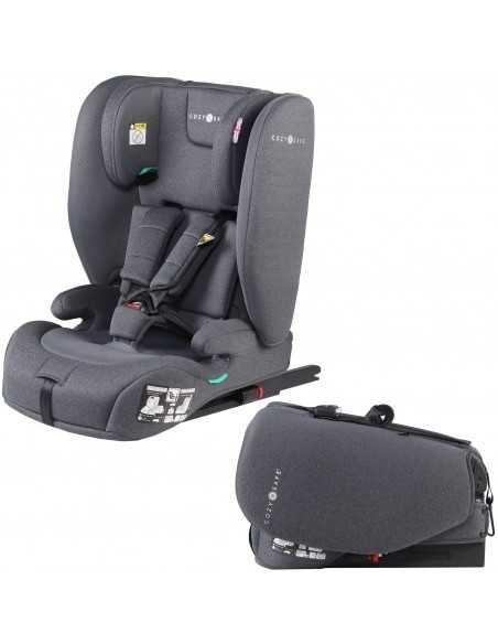 Cozy N Safe Cygnus i-Size 76 to 150cm Child Car Seat with ISOFix-Graphite Cozy N Safe