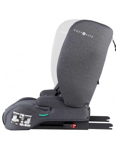 Cozy N Safe Cygnus i-Size 76 to 150cm Child Car Seat with ISOFix-Graphite Cozy N Safe