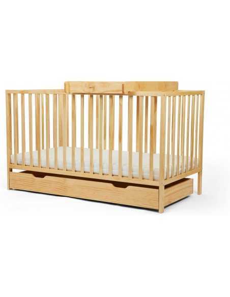 Ickle Bubba Hartley Classic 2 Piece Furniture Set & Fibre Mattress-Pine Ickle Bubba