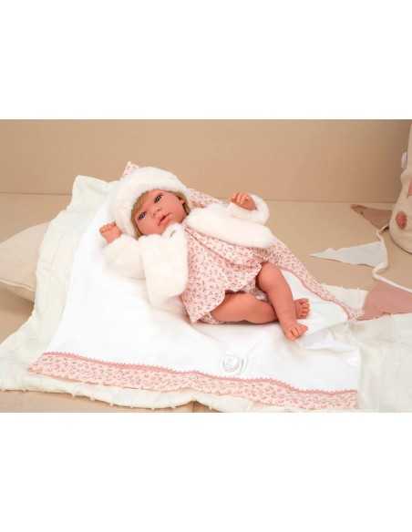 Arias Toys Alda Elegance Doll 40m (WEIGHTED DOLL)-Pink Arias Toys