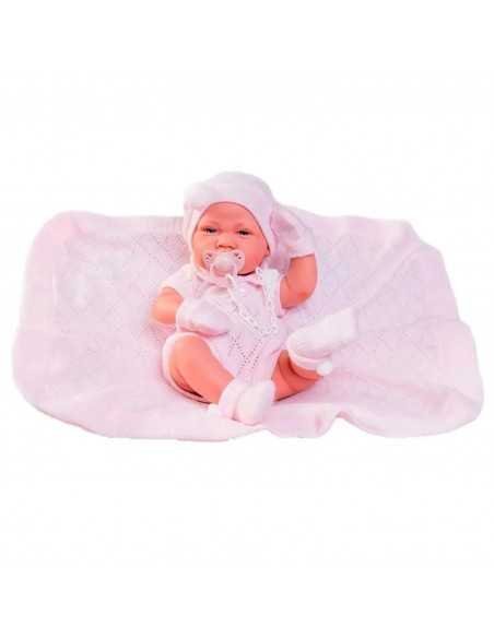 Muncas Antonio Juan Newborn Baby Girl 42cm-Pink Roma