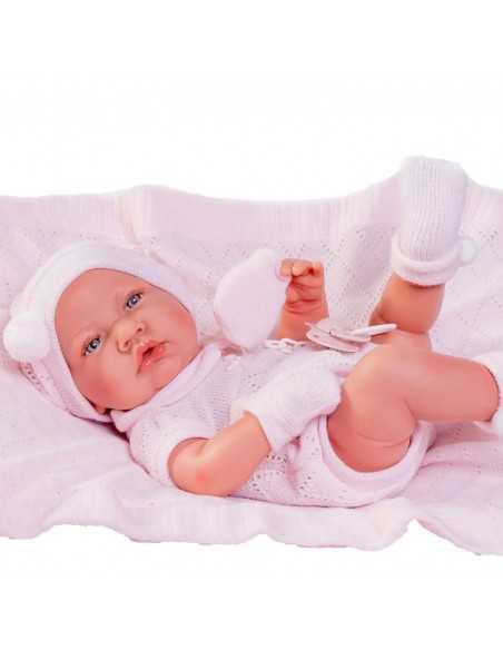 Muncas Antonio Juan Newborn Baby Girl 42cm-Pink Roma