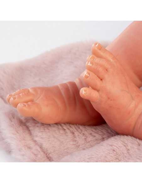 Muncas Antonio Juan Fur Reborn Doll 50cm-Pink Roma