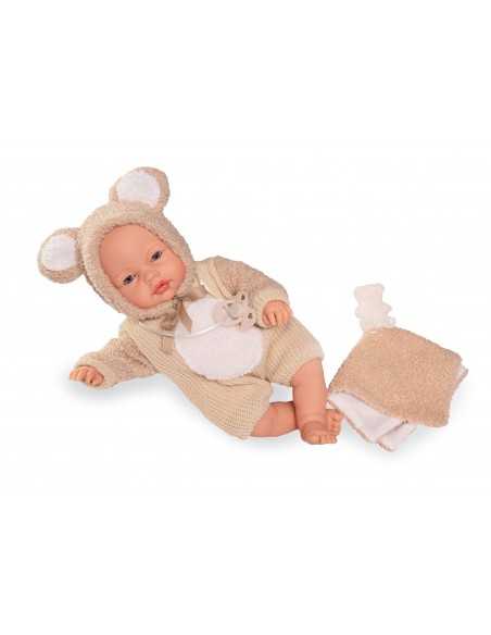 Muncas Antonio Juan Cries with Dummy 37cm-Brown Roma