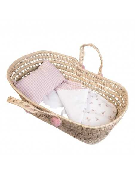 Antonio Juan Dolls Palm Moses Basket-Floral Roma