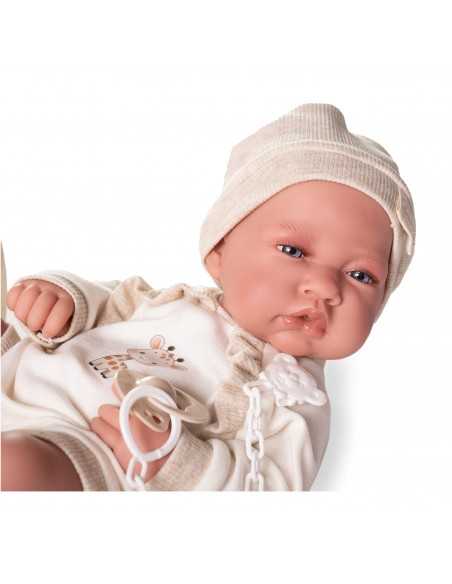 Muncas Antonio Juan Newborn Lua with Doctor Set 42cm-Cream Roma