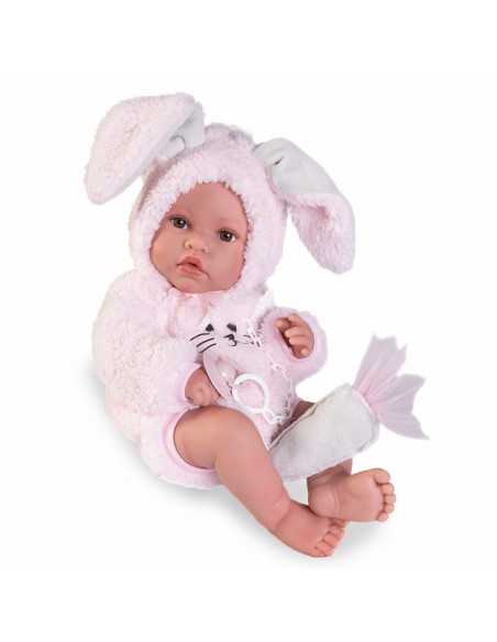Muncas Antonio Juan Newborn Erika Bunny Doll 42cm-Pink Roma