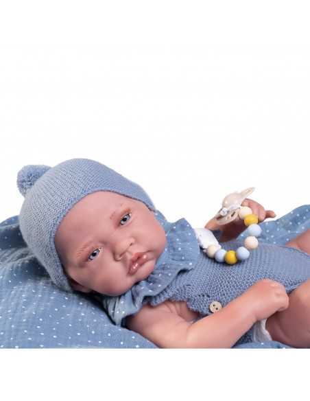 Muncas Antonio Juan Toneta Little Words with Sleeping Bag 33cm-Blue Roma