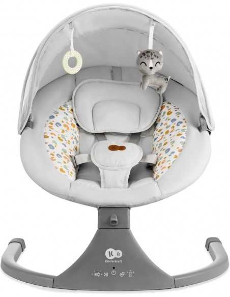 Kinderkraft Electric Rocker Bouncer 2in1 LUMI 2-Light Grey BS kinderkraft