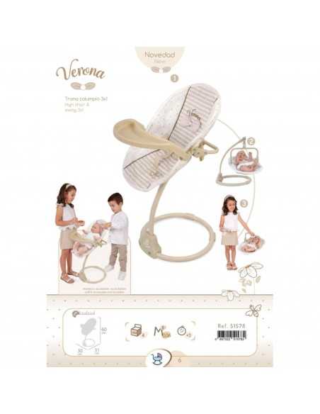 Decuevas Toys High Chair 3x1 Verona Collection-Cream Decuevas Toys