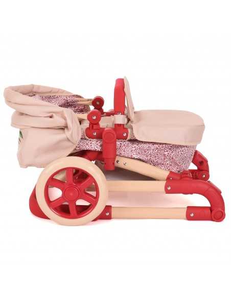 Roma RHS Single Dolls Pram-Flora Collection Roma